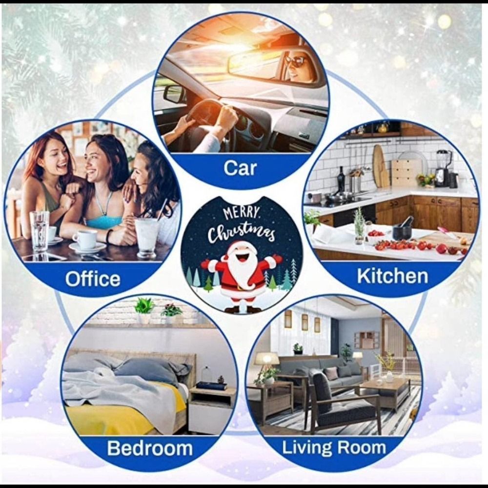 Harley Davidson Animal Print Car Coasters 2 Pack - Picture 9 of 9